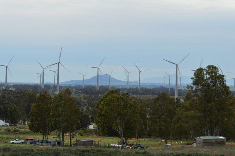 Le parc éolien de Gouda, situé juste à l'extérieur de la ville de Gouda, dans la province du Cap-Occidental, en Afrique du Sud. Image de via Wikimédia Commons (CC BY-SA 4.0).