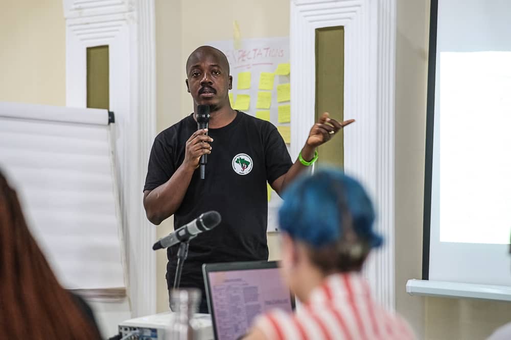 Ange-David Baïmey, Coordonnateur des programmes à l’ONG GRAIN en Afrique. Image fournie par Ange-David Baïmey.