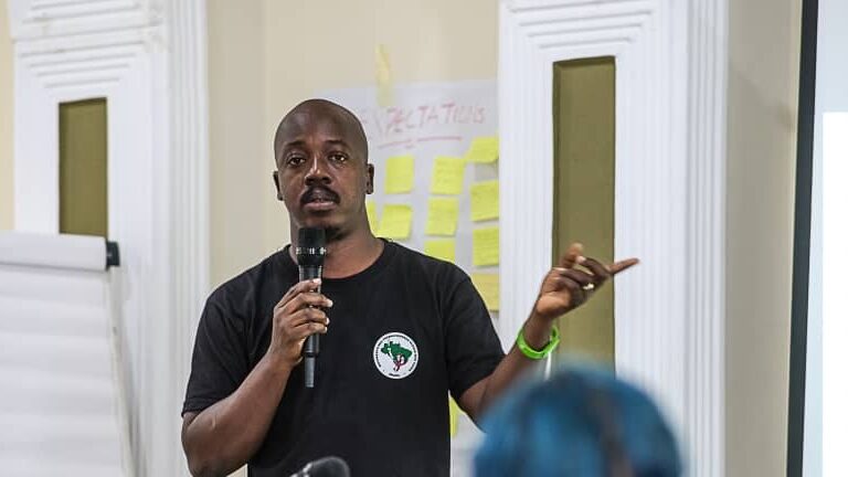 Ange-David Baïmey, Coordonnateur des programmes à l’ONG GRAIN en Afrique. Image fournie par Ange-David Baïmey.