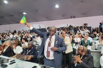 Dr Richard Muyungi, Représentant du Groupe africain des négociateurs à la COP30. Image fournie par Hector Sann’do Nammangue.