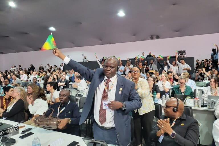 Dr Richard Muyungi, Représentant du Groupe africain des négociateurs à la COP30. Image fournie par Hector Sann’do Nammangue.