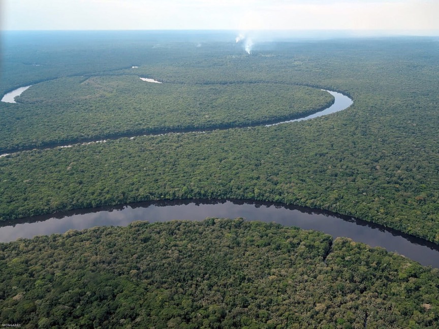 Rivière en République démocratique du Congo. Image de Rhett Ayers Butler.
