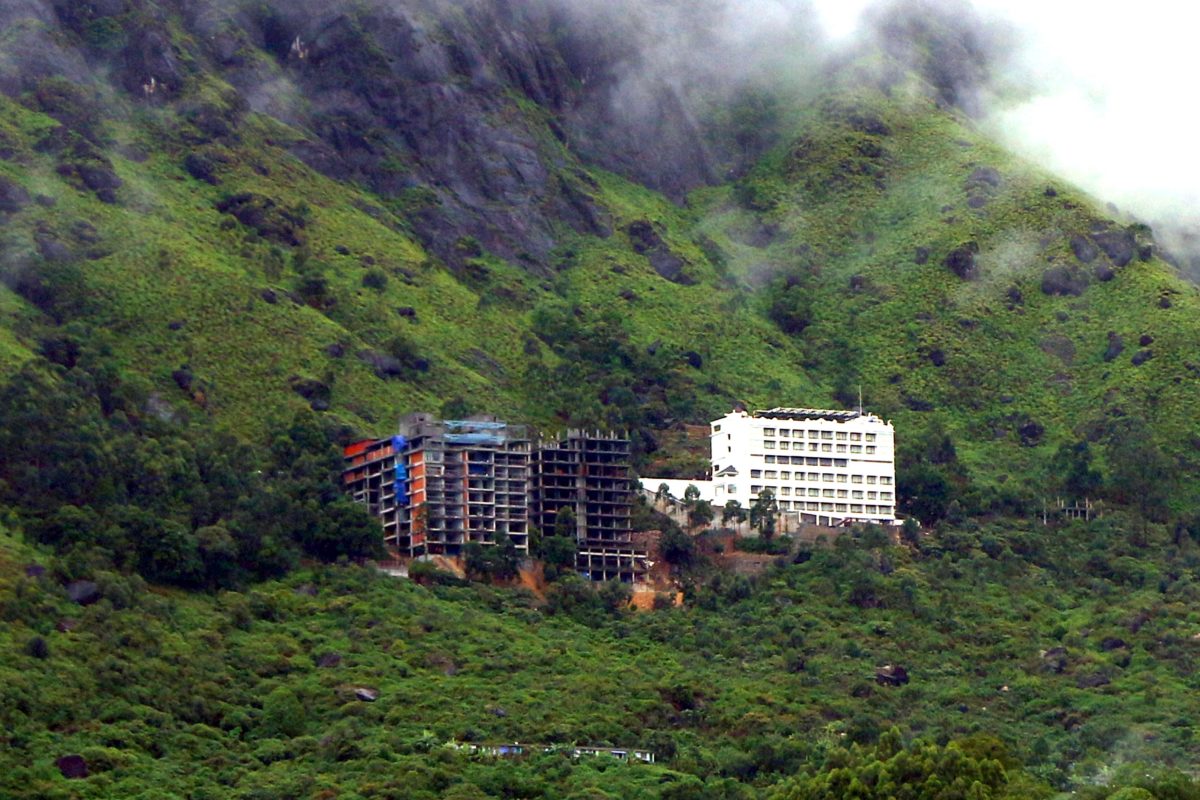 Hotels and resorts have been built over unstable slopes. Photo by special arrangement. Hotels and resorts have been built over unstable slopes. Photo by special arrangement.