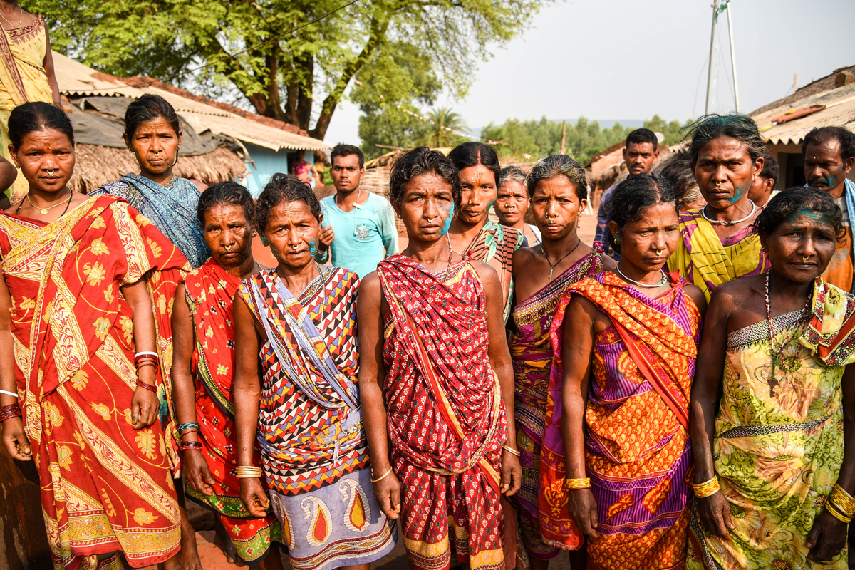 The women of Kodingamali hill rally together, hoping for change. Credit: Tanmoy Bhaduri/MongaBay The women of Kodingamali hill rally together, hoping for change. Credit: Tanmoy Bhaduri/MongaBay