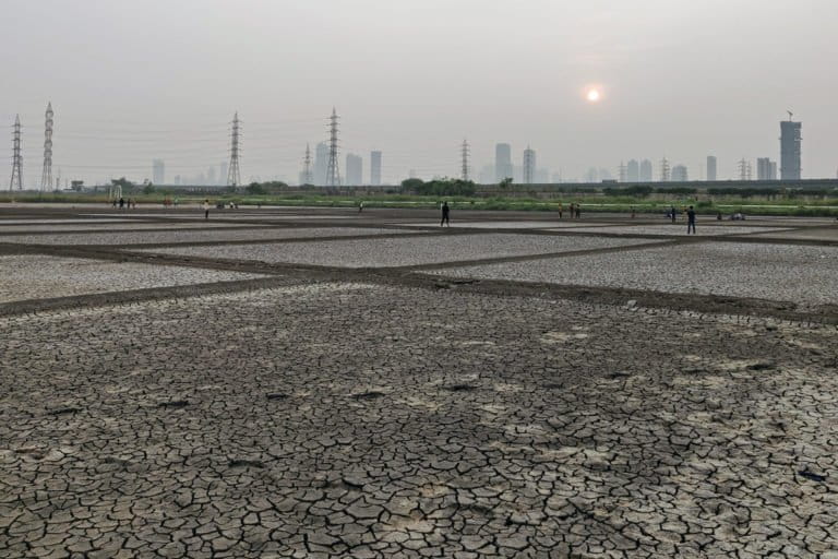 The Bharatiya Janata Party has already cleared its intentions to open up the salt pans for real estate development while their ally Shiv Sena is strictly against it. Photo by Swayam Khanna.