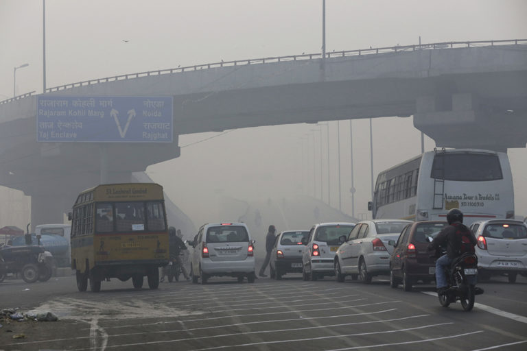 Delhi is among the worst polluted cities of the world and Delhites say it is good that the issue of election is being debated before assembly polls. Photo courtesy of Vikas Choudhary/CSE.