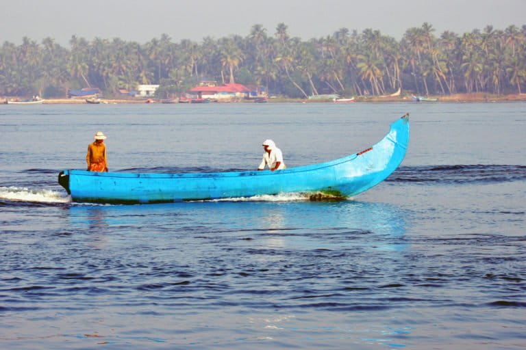 Traditional fishing vessels on Kerala's coast. Photo by Sibasis Guha/ICAR-CIFT.