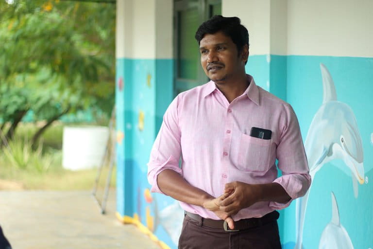 Marine scientist Balaji Vedharajan from OMCAR Foundation. Photo by Balasubramaniam N.