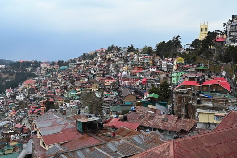 Shimla, Himachal Pradesh. Photo by Navneet Sharma/Wikimedia Commons.