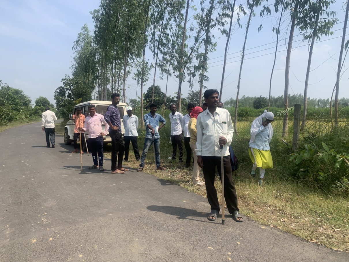 Forest staff before search operation to track tigers begin. Photo by Saurabh Katkurwar.