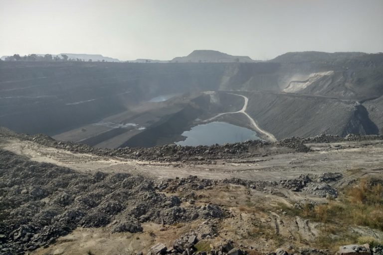 The iForest study calls for land under coal mines to be used for a variety of projects including renewable projects. Photo by Mayank Aggarwal/Mongabay.