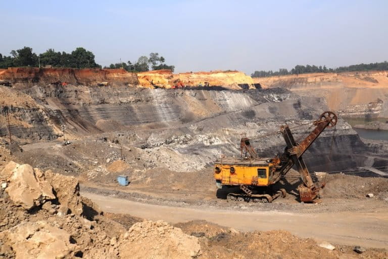 An opencast coal mine at Talcher in Odisha. Photo by-Pramit Karmakar.