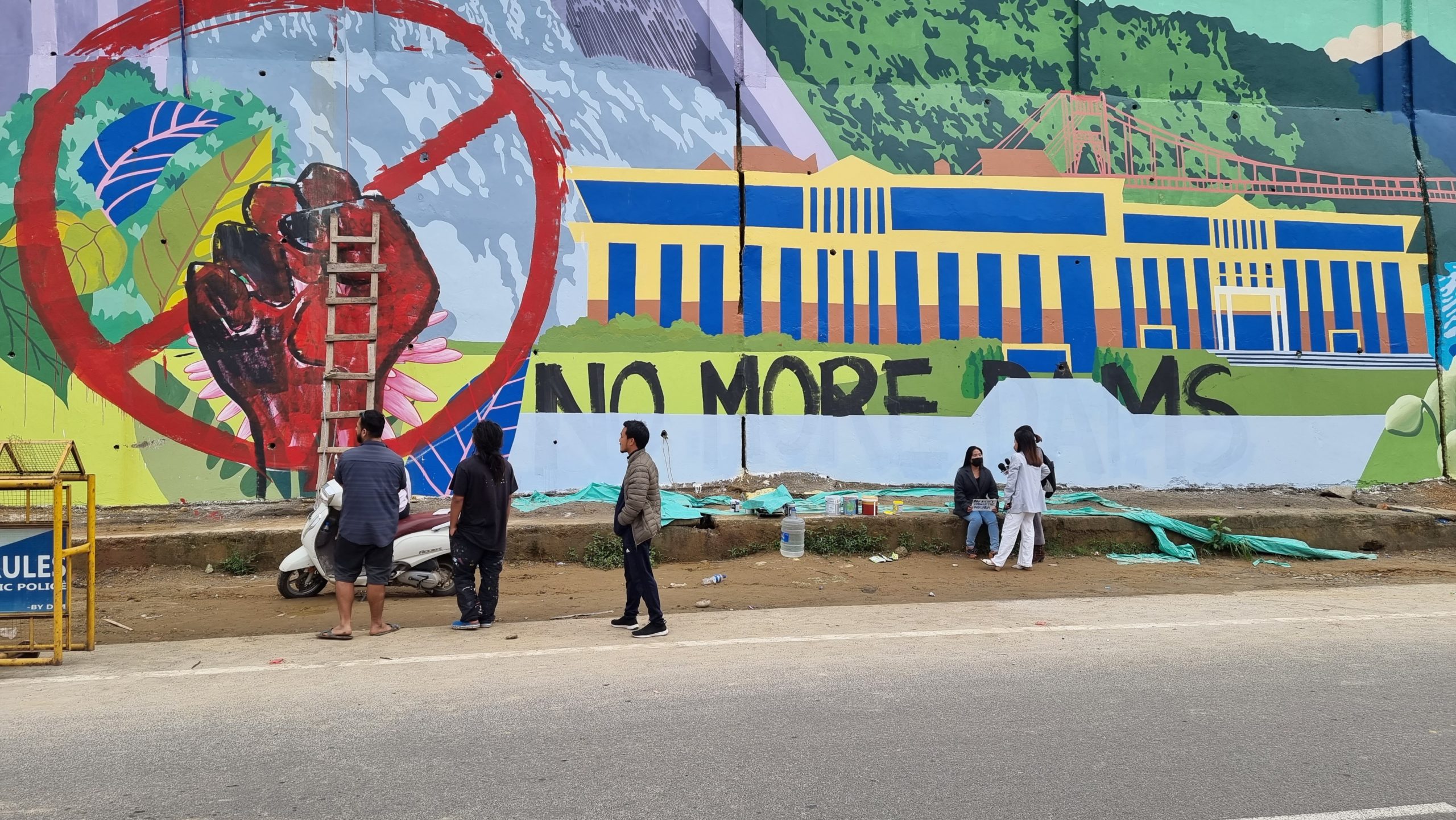 Protests over dam construction in Arunachal Pradesh have been observed in the Siang River belt. However, most protests against big dams have weaken.