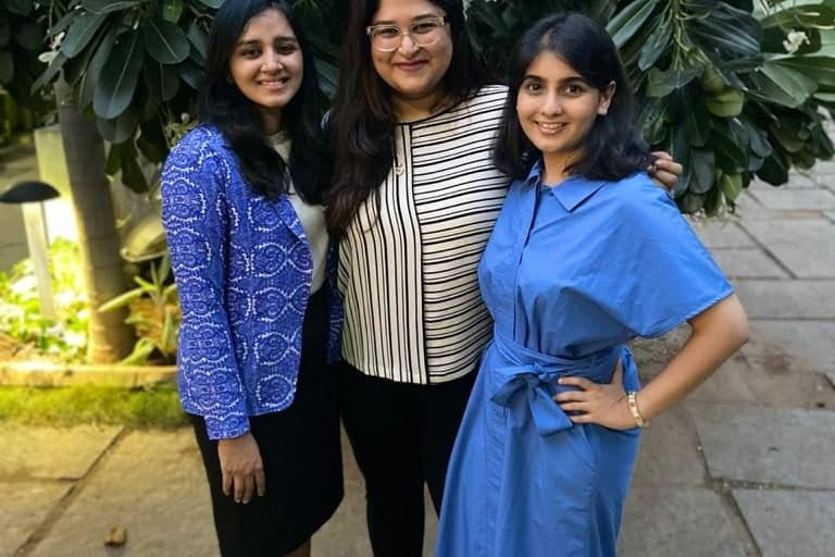 The founders of Twice Treasured, Divya Sukumar, Vaibhavi and Tripti Chodia. Parents can buy and sell pre-loved products for their children on the community-driven platform.