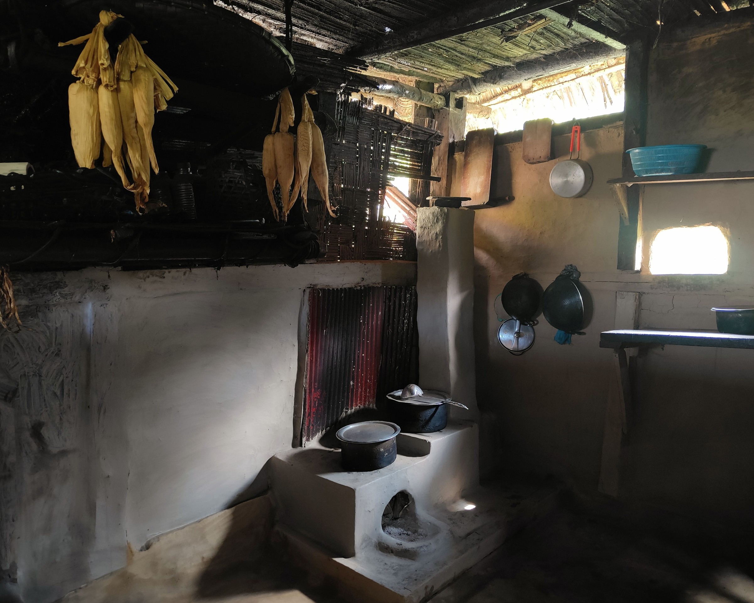 improved cooking stove in a Lepcha house
