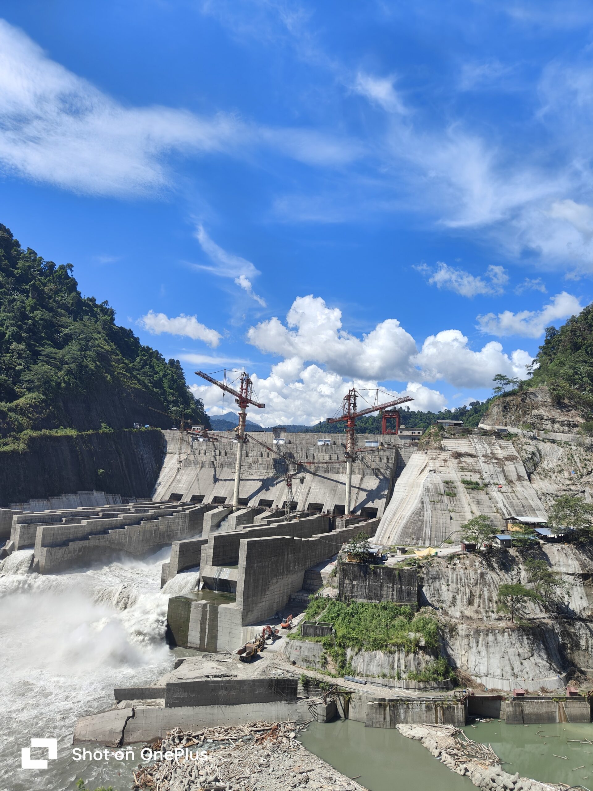 The Subansiri Lower Hydro Electric Project. Image by Anamika Barua, Debarchana Biswas and Debarpita Banerjee.