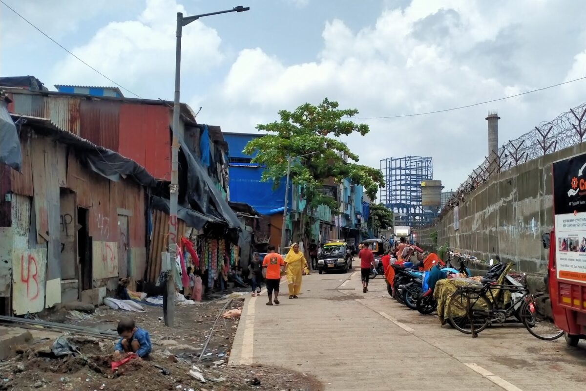 A Waste-to-Energy plant is being constructed within the dumping ground, close to residential areas. Image by Esha Lohia.