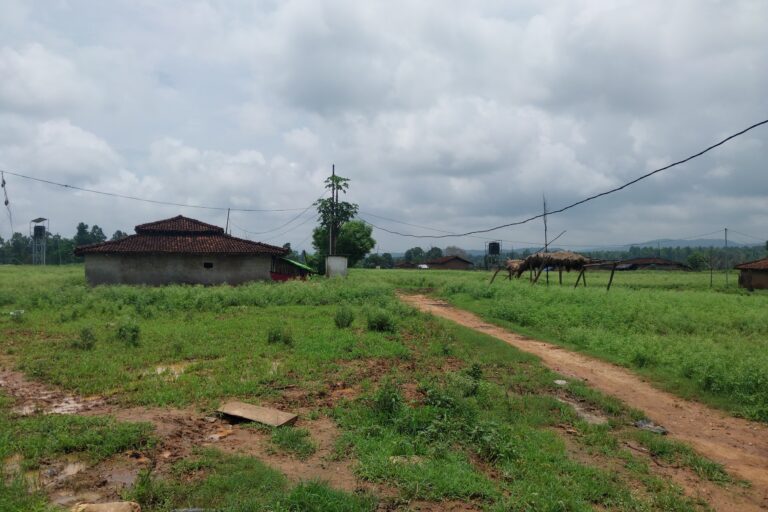 Khura village in Palamu. In 2018, the dam’s full reservoir level was reduced from 367.28 metres to 341 metres, bringing down the amount of forest land and number of villages that would be submerged. However, eight villages including Khura would still be inundated. Image by Ashwini Kumar Shukla.