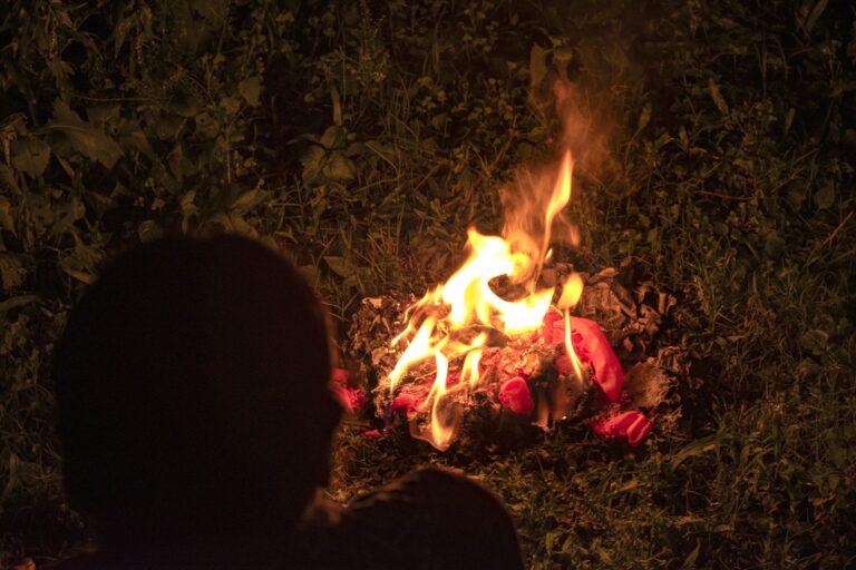 In the absence of a management system for menstrual waste, many women in Himachal Pradesh are forced to burn this waste in their backyards. Image by Amir Bin Rafi.