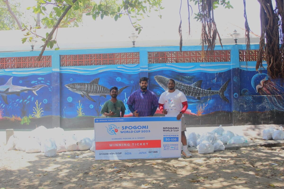 Manivannan T, Sharun and Abishek, the qualifying team that will be representing India at the Spogomi World Cup in October 2025. 