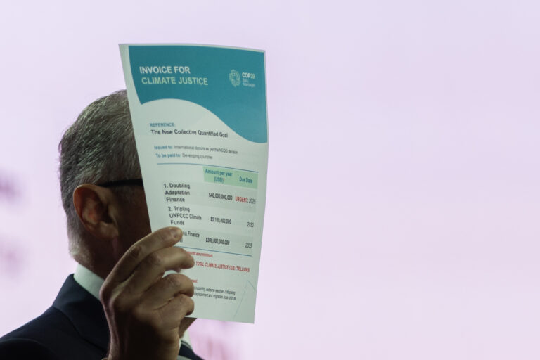 President of COP29, Mukhtar Babayev of Azerbaijan, speaks during the Opening Plenary of COP30. A policy brief identified 14 obstruction tactics used during UNFCCC negotiations, such as rejection of the conference text to procedural delay. Image © UN Climate Change - Kiara Worth via Flickr (CC BY-NC-SA 4.0).