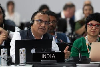 Indian delegates at the closing plenary on November 22. Image © UN Climate Change – Kiara Worth via Flickr (CC BY-NC-SA 4.0).